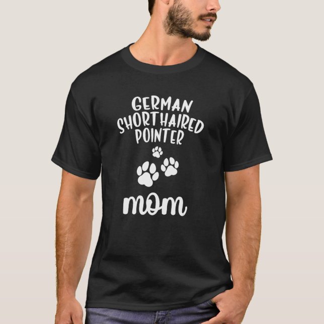 German Shorthaired Pointer Mum Cute Dog T-Shirt (Front)