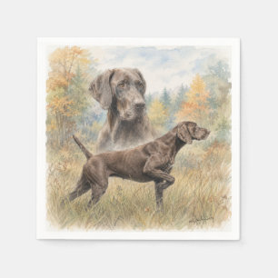 German Shorthaired Pointer Napkin