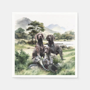 German Shorthaired Pointer Napkin