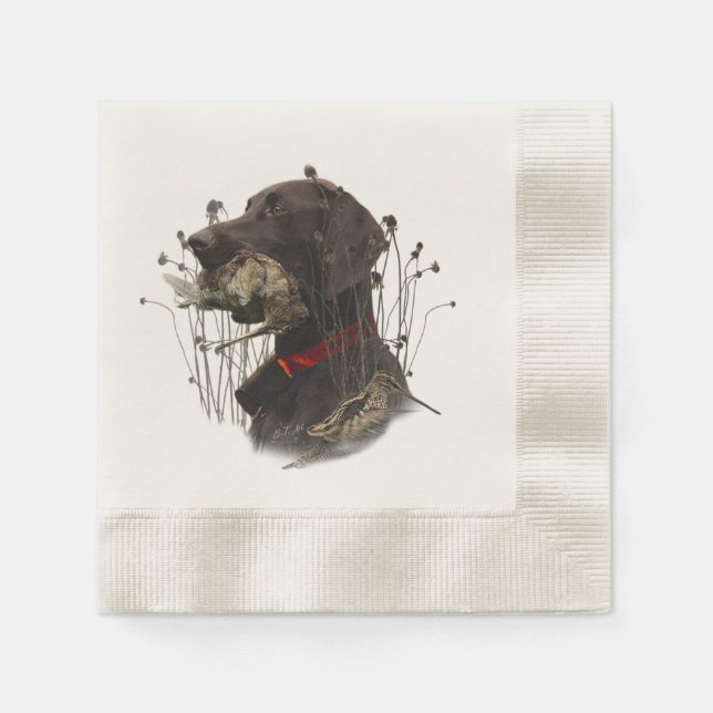 German Shorthaired Pointer Napkin (Front)