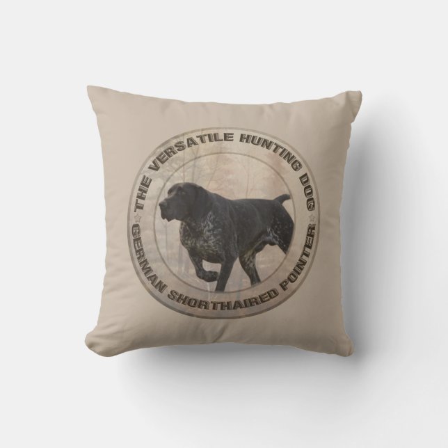 German Shorthaired Pointer Outdoor Pillow (Front)