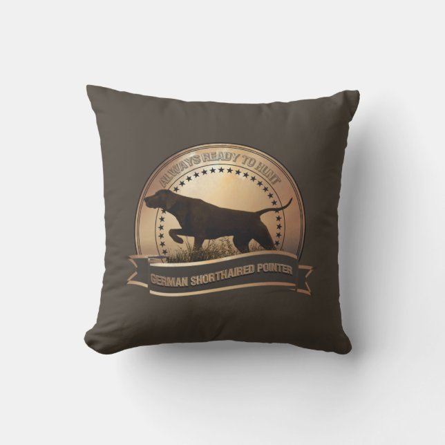 German Shorthaired Pointer Outdoor Pillow (Front)