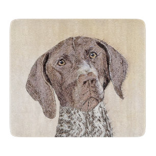 German Shorthaired Pointer Painting - Dog Art Cutting Board