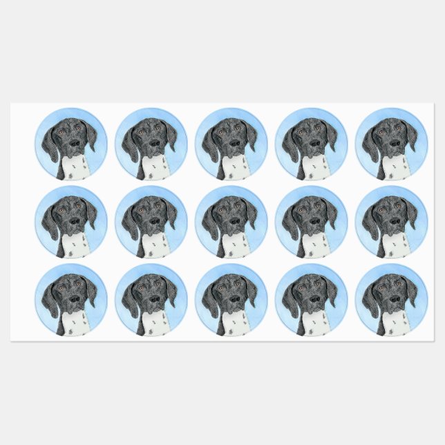 German Shorthaired Pointer Painting - Original Art (Sheet)