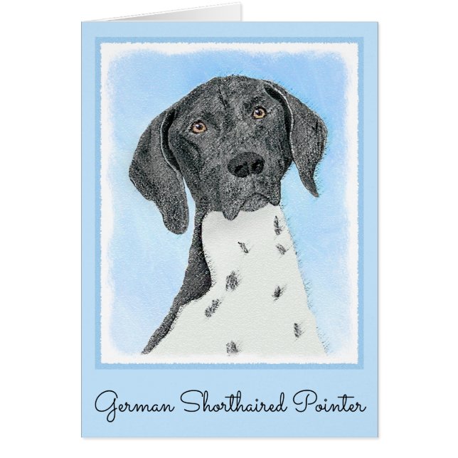 German Shorthaired Pointer Painting - Original Art (Front)