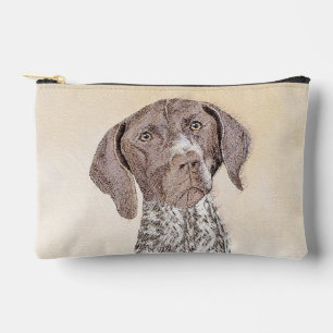 German Shorthaired Pointer Painting Original Art Accessory Pouch