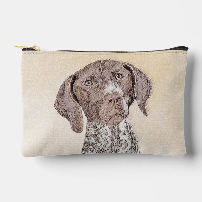 German Shorthaired Pointer Painting Original Art Accessory Pouch (Front)
