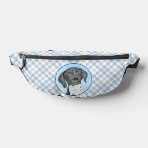 German Shorthaired Pointer Painting Original Art Bum Bags