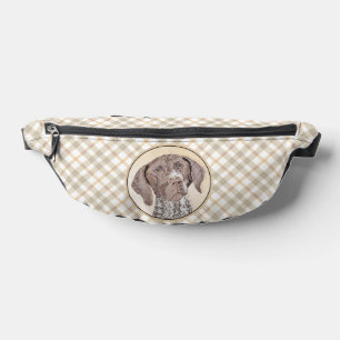 German Shorthaired Pointer Painting Original Art Bum Bags