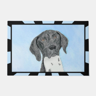 German Shorthaired Pointer Painting - Original Art Doormat