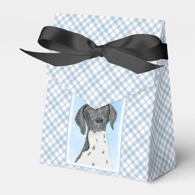 German Shorthaired Pointer Painting - Original Art Favour Box (Front Side)