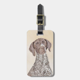 German Shorthaired Pointer Painting - Original Art Luggage Tag