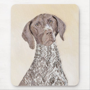 German Shorthaired Pointer Painting - Original Art Mouse Mat