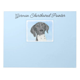 German Shorthaired Pointer Painting - Original Art Notepad