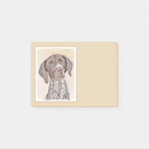 German Shorthaired Pointer Painting - Original Art Post-it Notes