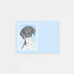 German Shorthaired Pointer Painting - Original Art Post-it Notes