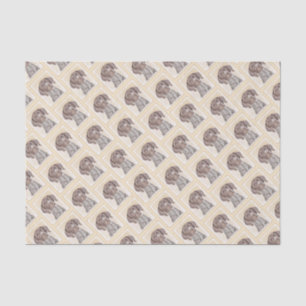German Shorthaired Pointer Painting - Original Art Tissue Paper