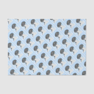 German Shorthaired Pointer Painting - Original Art Tissue Paper