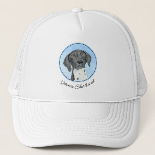 German Shorthaired Pointer Painting - Original Art Trucker Hat