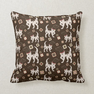 German Shorthaired Pointer Pattern Cushion