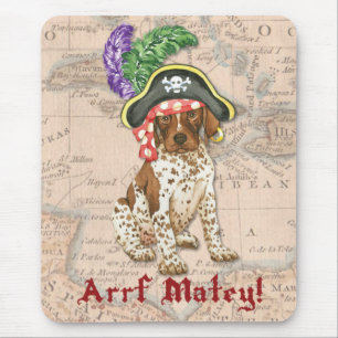 German Shorthaired Pointer Pirate Mouse Pad