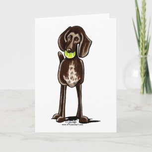 German Shorthaired Pointer Playtime Card