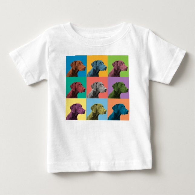 German Shorthaired Pointer Pop-Art Infant T-Shirt (Front)
