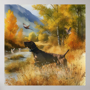 German Shorthaired Pointer Poster