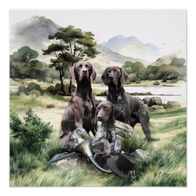 German Shorthaired Pointer  Poster (Front)