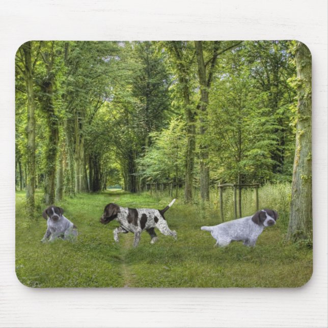 German Shorthaired Pointer Pups Mousepad (Front)
