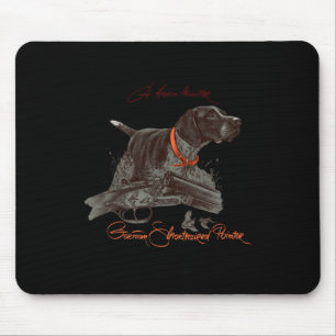 German Shorthaired Pointer Shirt. Born Hunter  Mouse Mat