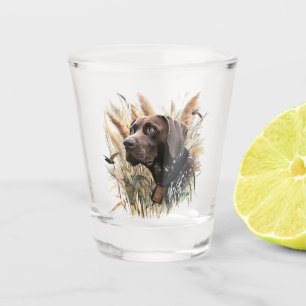 German Shorthaired Pointer Shot Glass