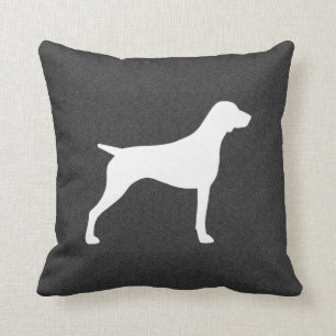 German Shorthaired Pointer Silhouette Cushion