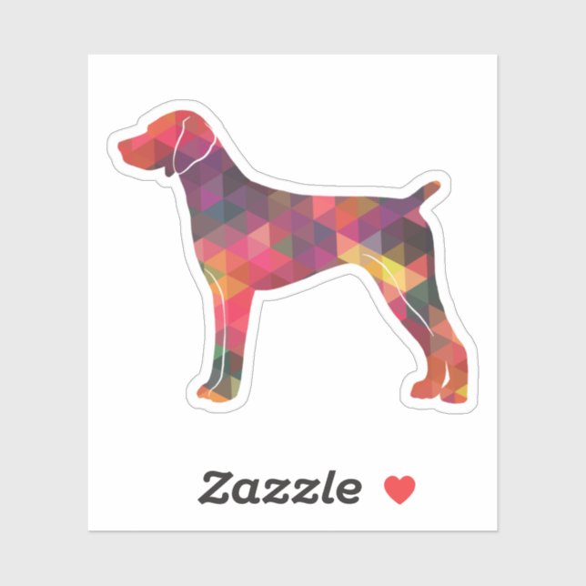German Shorthaired Pointer Silhouette multi (Sheet)