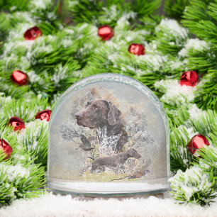 German Shorthaired Pointer Snowglobe