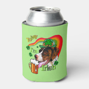German Shorthaired Pointer St Patricks Day Can Cooler