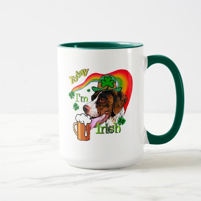 German Shorthaired Pointer St Pattys Mug (Right)