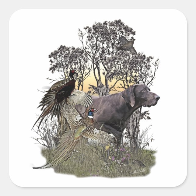German Shorthaired Pointer     Sticker (Front)