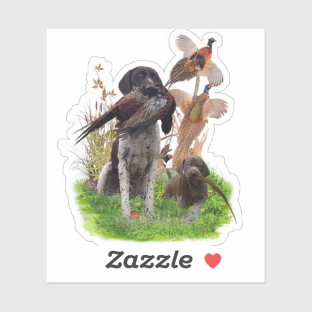 German Shorthaired Pointer    Sticker (Sheet)