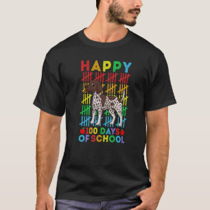 German Shorthaired Pointer Student Happy 100 Days T-Shirt