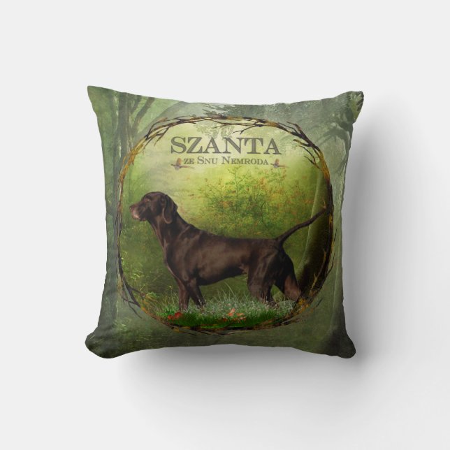 German Shorthaired Pointer ,,SZANTA from Nemrod's  Cushion (Front)