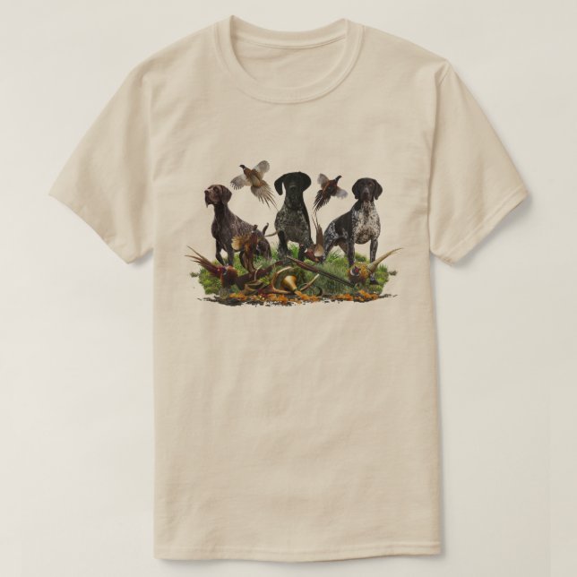 German Shorthaired Pointer  T-Shirt (Design Front)