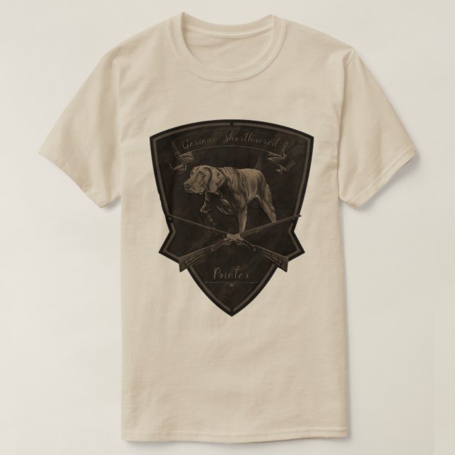 German Shorthaired Pointer  T-Shirt (Design Front)