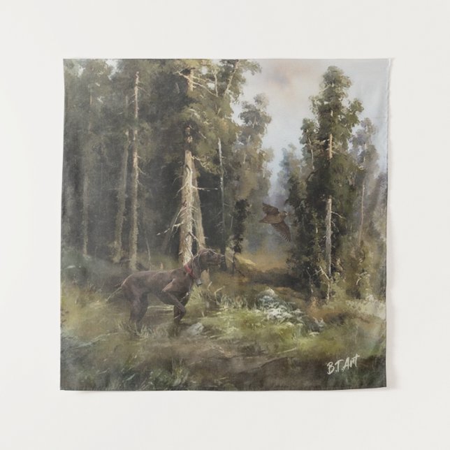 German Shorthaired pointer   Tapestry (Front)