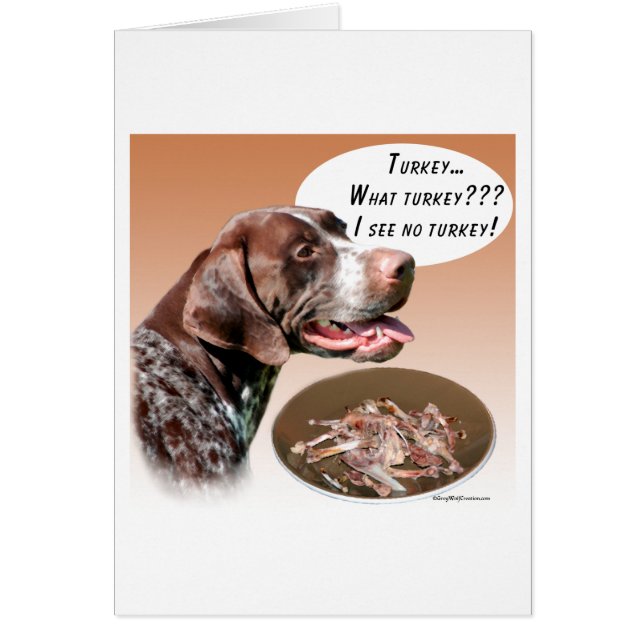 German Shorthaired Pointer Turkey (Front)