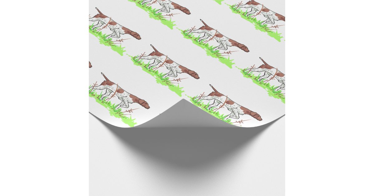 German Shorthaired Pointer Wrapping Paper Zazzle