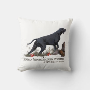 German Shorthaired Pointer, ZACHAR Tapestry Poster Cushion