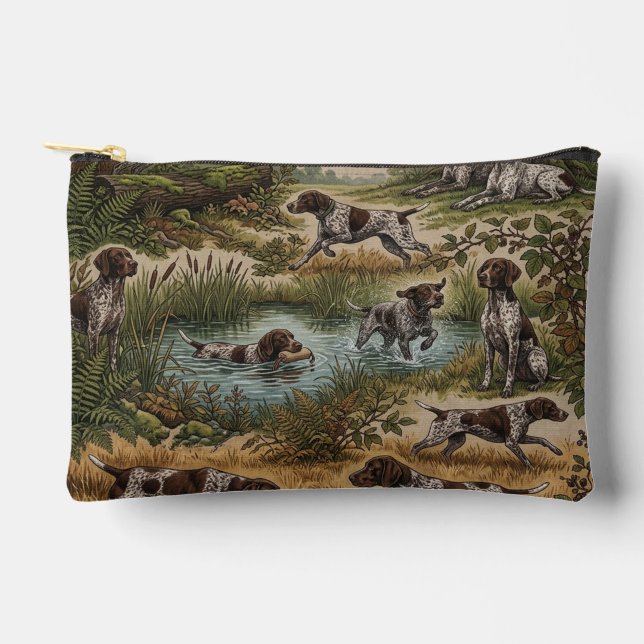 German Shorthaired Pointers  Accessory Pouch (Front)