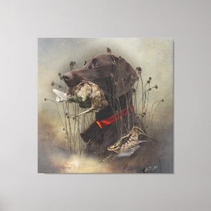 German Shorthaired Pointers Canvas Print