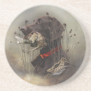 German Shorthaired Pointers Coaster